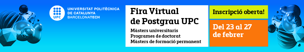 Fira virtual de postgraus de la UPC